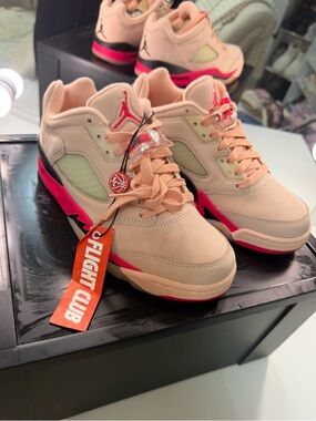 Jordan 5 Retro Regal Pink Easter Women’s New w Tags & Box